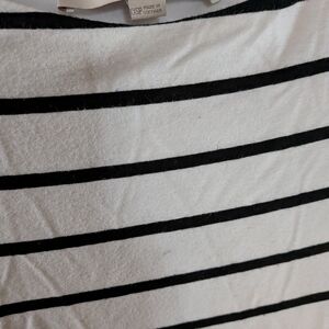 Striped Black and White Dress